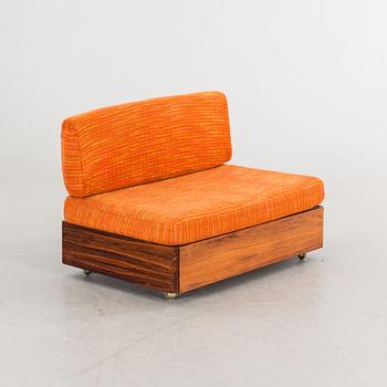 VERNER PANTON, a bar cabinet and couch, designed 1961. Cites-certificate.