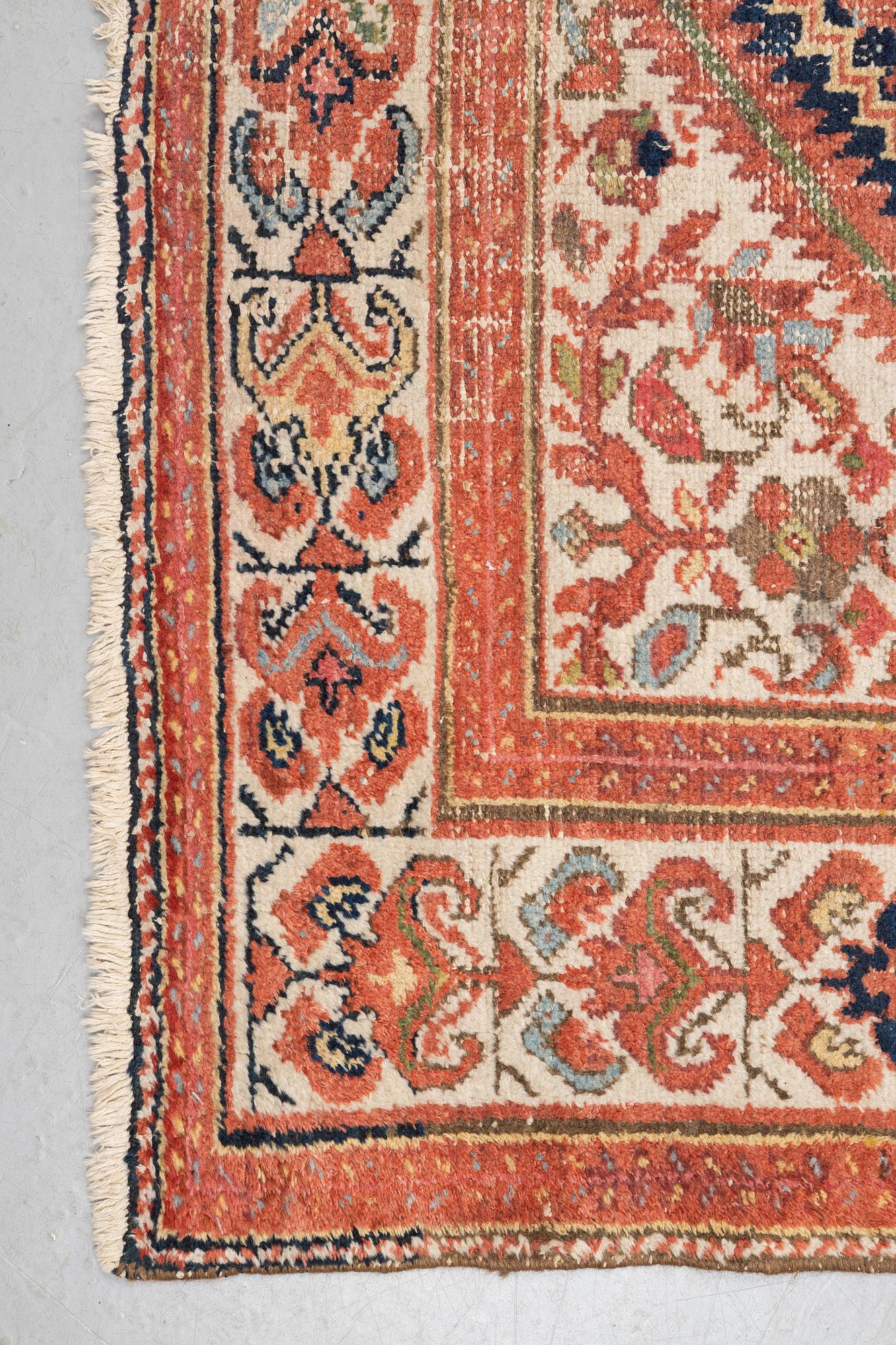 A runner, antique, Malajir, ca 510 x 147 cm.