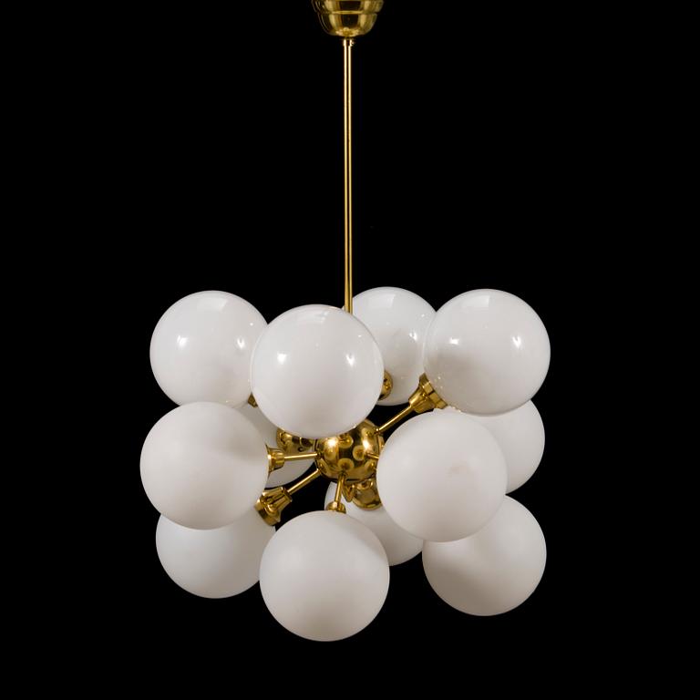A Sputnik-model ceiling light from the latter half of the 20th century.