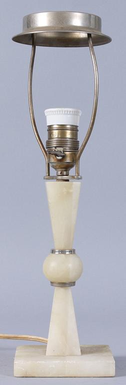 BORDSLAMPA, art deco, 1900-talets andra kvartal.