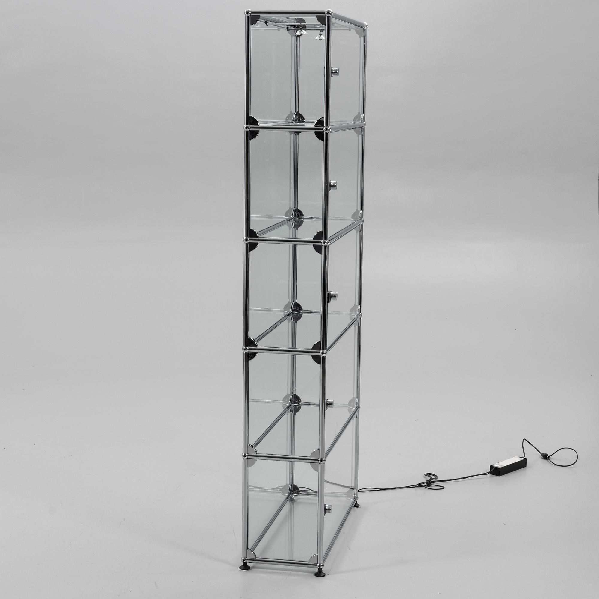 Display cabinet, USM Haller, 2000s.