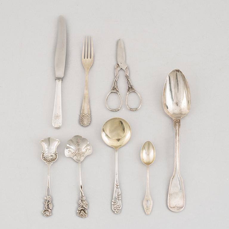 Cutlery, 29 pcs, silver, including Axel Bergman, Stockholm 1912.