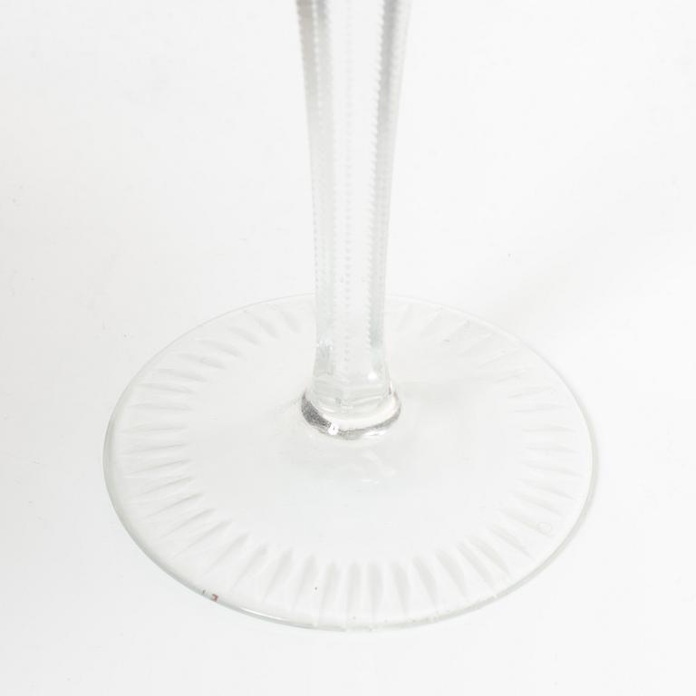 Wine glasses, 20th century (13 pcs).