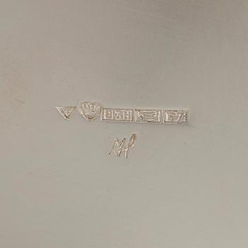 Mauno Honkanen, Såsskål med slev, silver, Tillander, Helsingfors 1958.