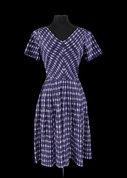 MÄRTHASKOLAN, klänning samt jacka, 1950/60-tal.