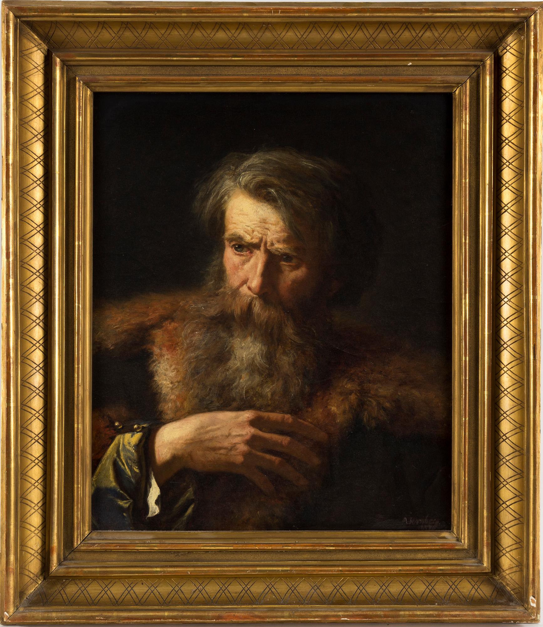 AUGUST JERNBERG, oil on canvas, signed and dated 1887.