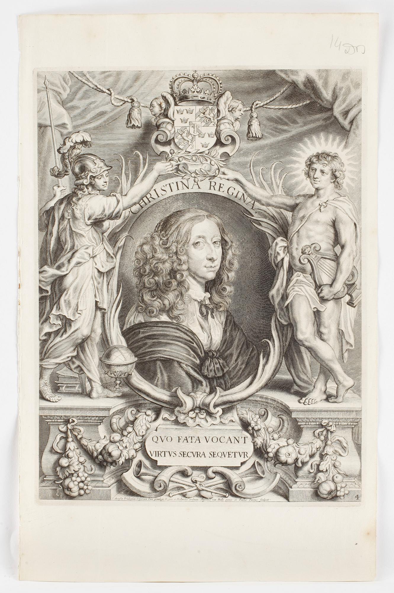 PAULUS PONTIUS, etsning, 1600-tal.