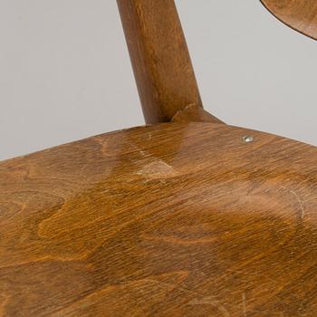 Ilmari Tapiovaara, a set of four mid-20th century 'Domus' chairs for Keravan Puuteollisuus.