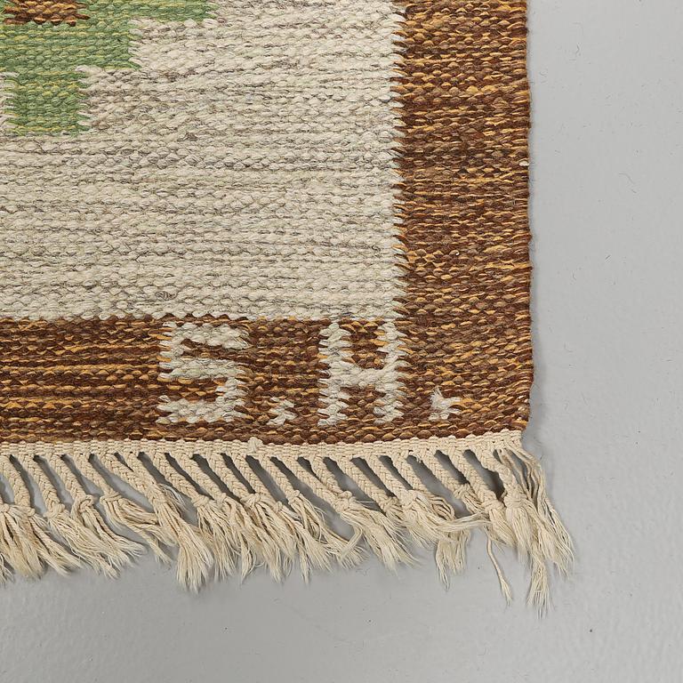 MATTA, rölakan, signerad SH, (Svensk Hemslöjd), 237x145 cm.