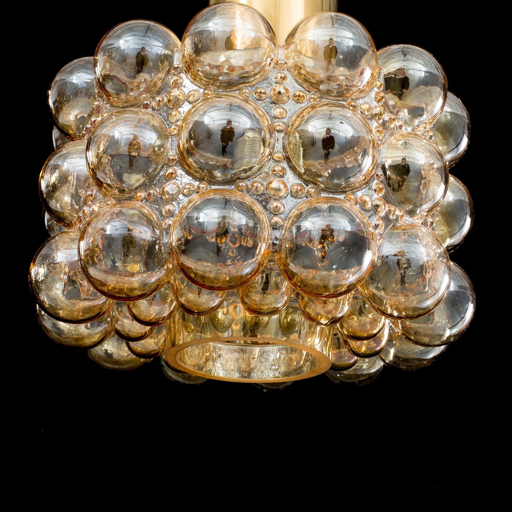 A CEILING LAMP BY HELENA THYNELL, GLASHÜTTE LIMBURG.