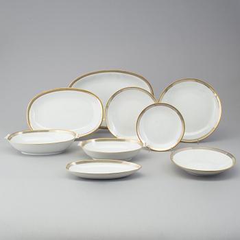 MATSERVIS, 56 delar, porslin, "Exclusiv", Rörstrand, 1950/60-tal.