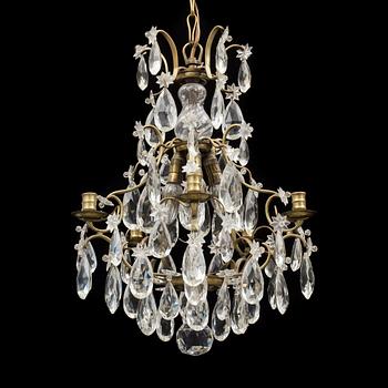 A 20th century Rococo style chandelier.