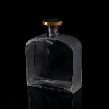 Firma Svenskt Tenn, a glass bottle by Björn Trägårdh, Stockhom 1930s.