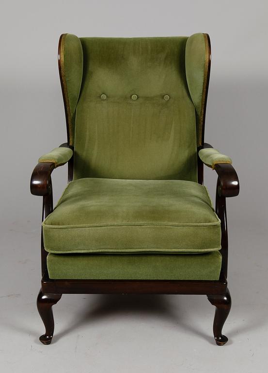 ÖRONLAPPSFÅTÖLJ, 1950-/1960-tal.