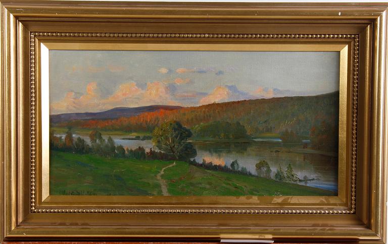 NELSON, WALFRID, olja på duk, sign o dat 1911.