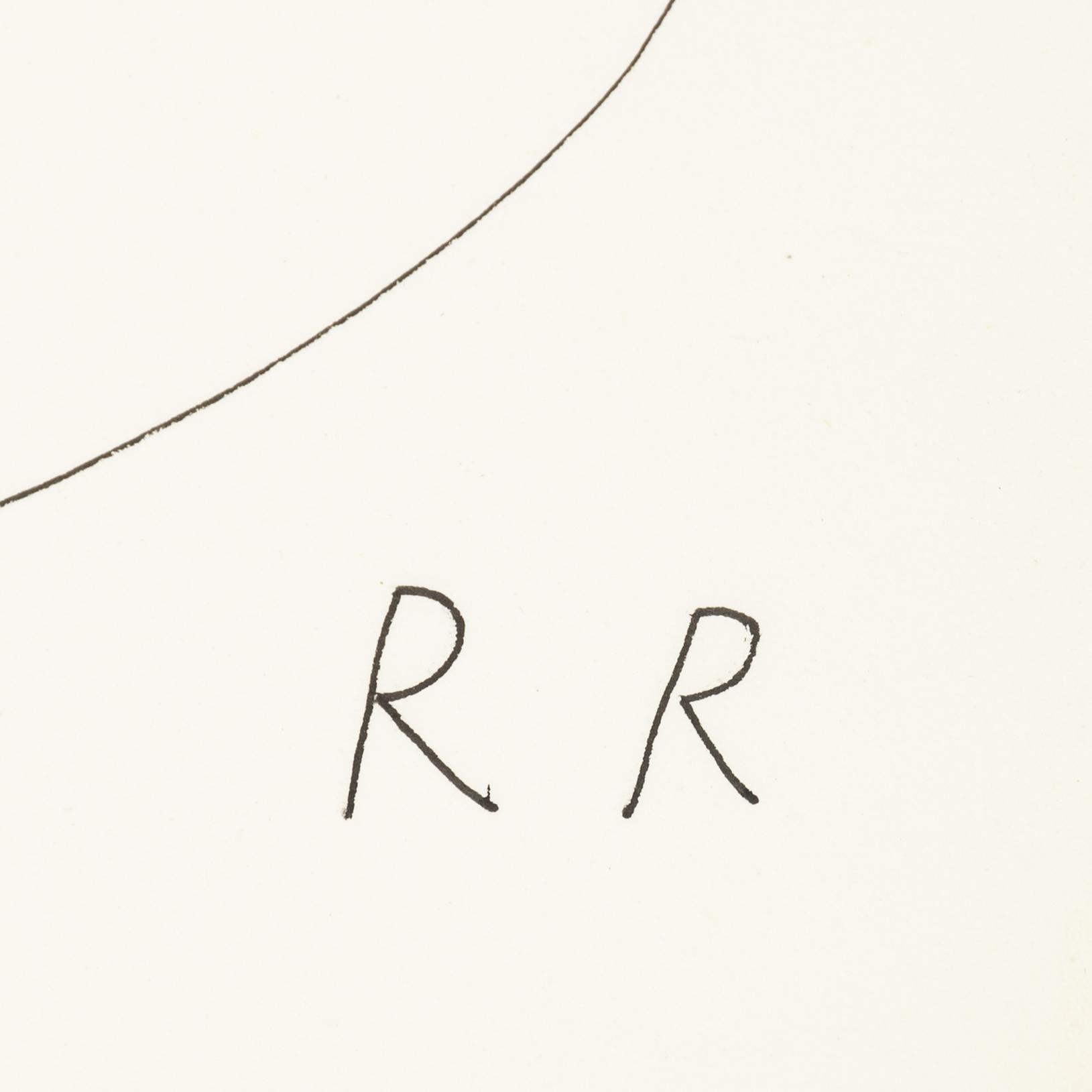 Roger Risberg, indian ink drawing, signed. Executed in 2008.
