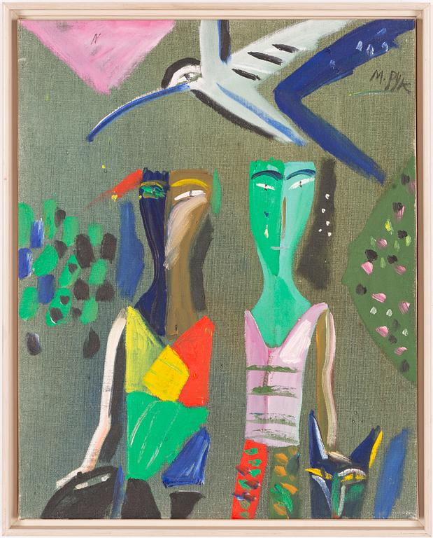 Madeleine Pyk, Figures, Dogs and Bird.