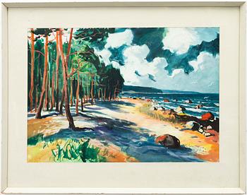Richard Uutmaa, Coastal landscape.