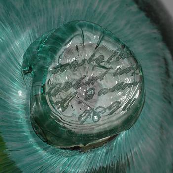 SKULPTURER, 4 st, glas, Gunnel Sahlin, Kosta Boda, 1900-talets andra hälft.