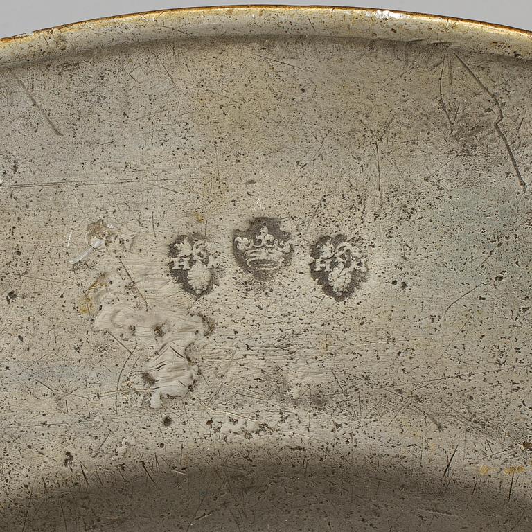 FAT, tenn, Hans Moritz, Stockholm (verksam 1652-1688/89). Barock.