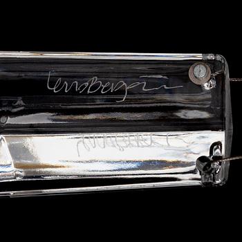 Lena Bergström, taklampa, "Prismo", Orrefors & Zero, 2007.