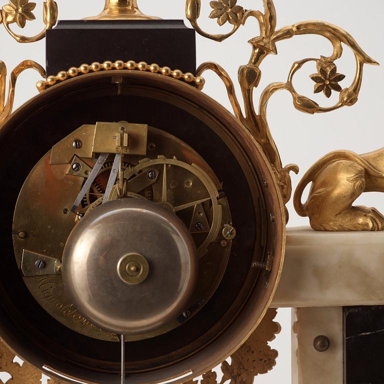 A Louis XVI 18th century mantel clock.