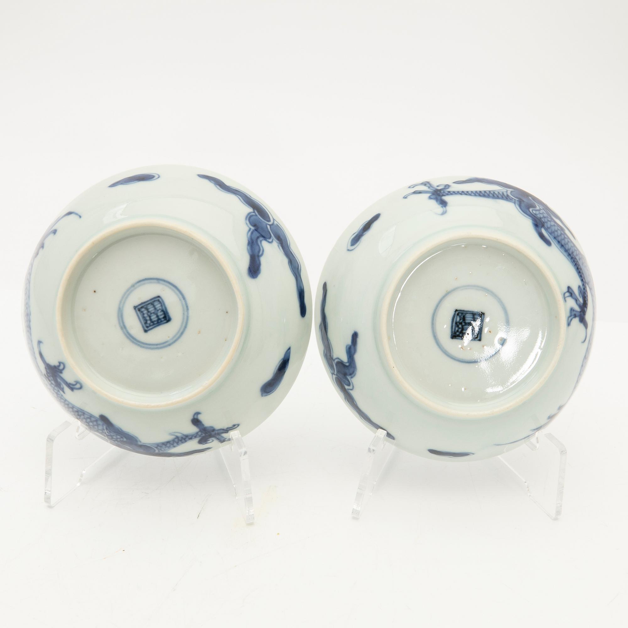 Copper, with tray, a pair, 19th century.