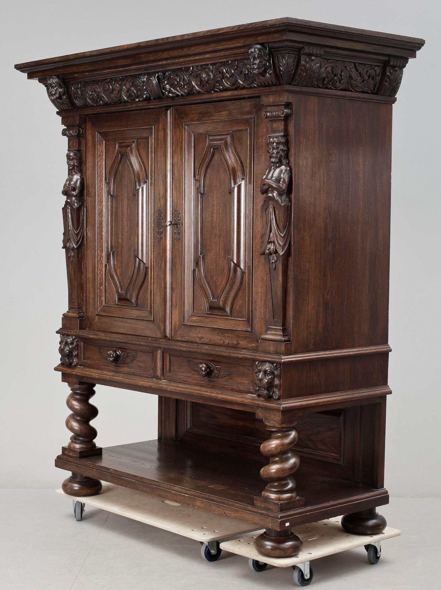 SKÅP, barockstil, 1900-tal.