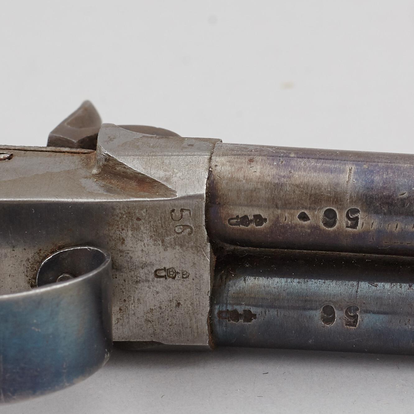 SLAGLÅSPISTOLER, 3 st, 1800-tal.