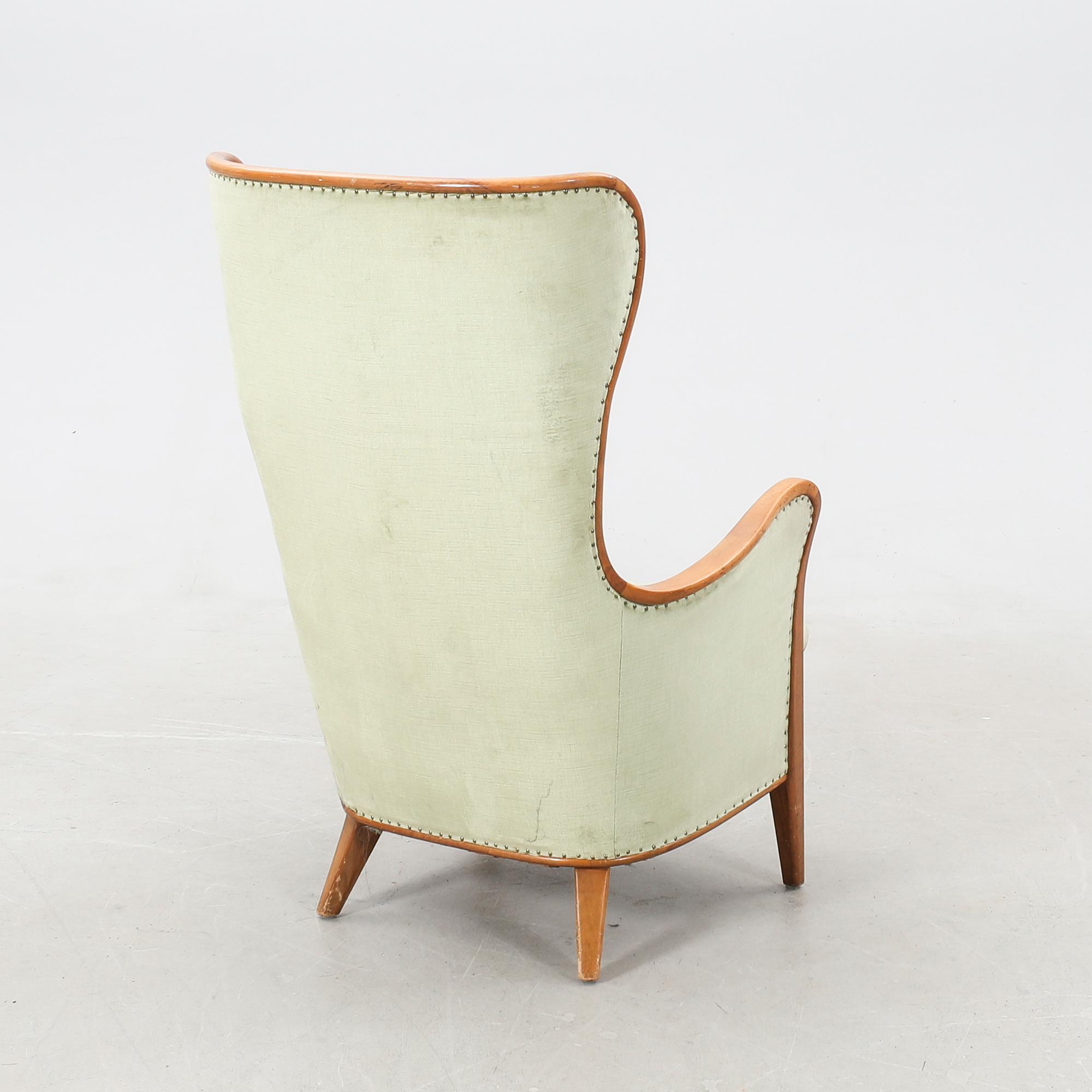 Axel Larsson, armchair, Swedish Modern, for Hotel Baltic, Svenska Möbelfabrikerna Bodafors 1954.