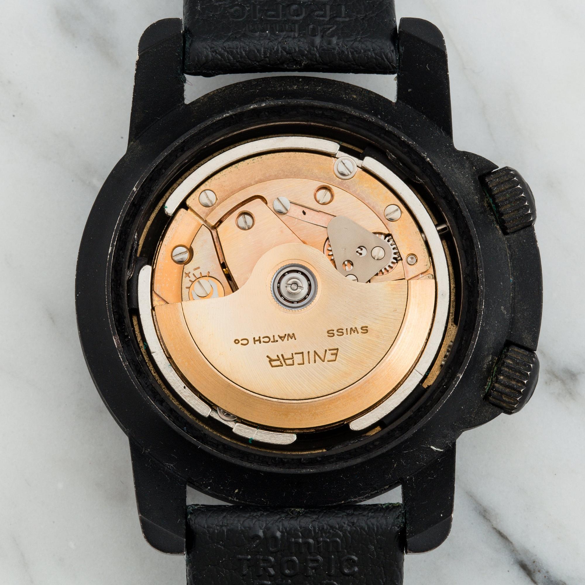 ENICAR, Sherpa 600, OPS, wristwatch, 40 (43) mm.