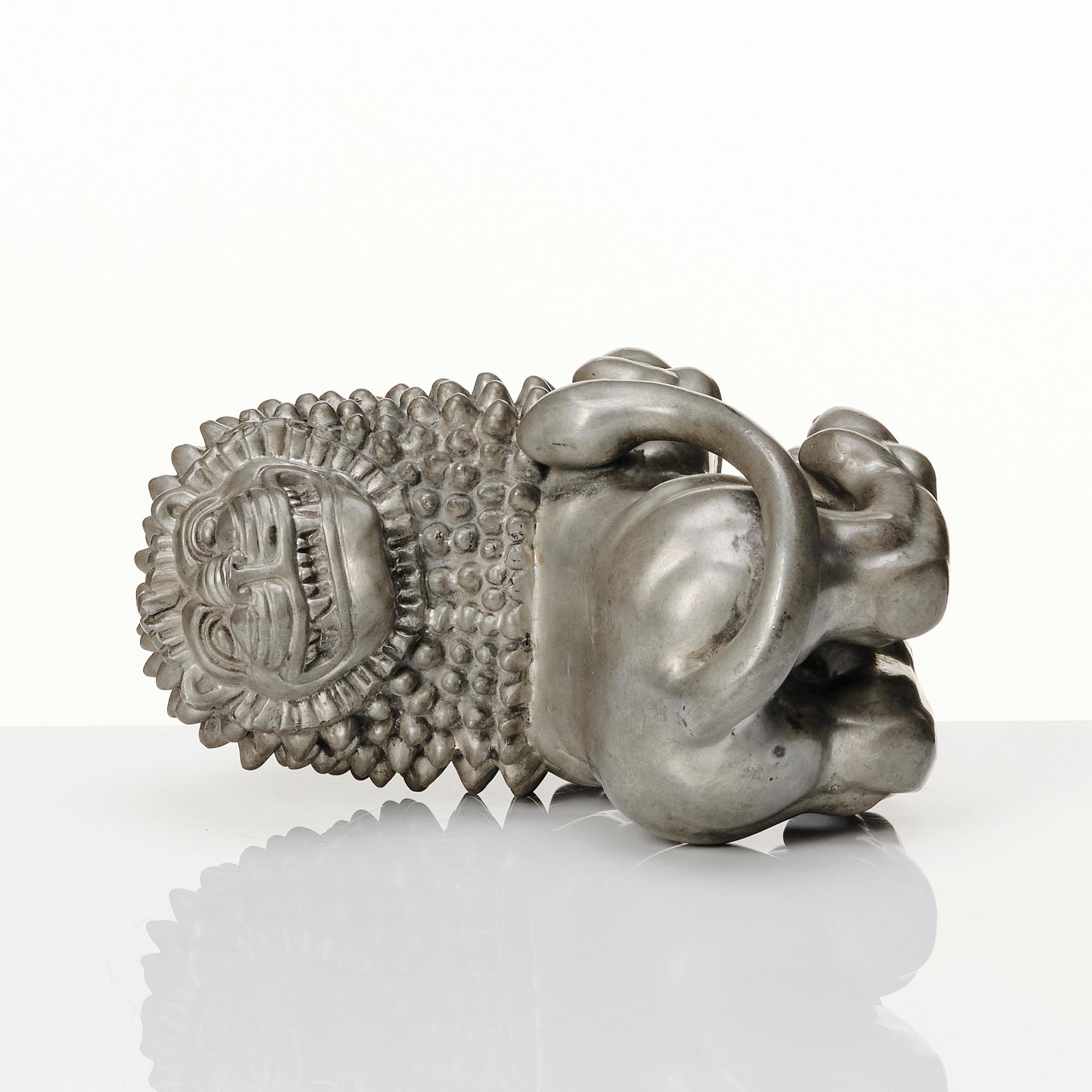 Anna Petrus, a pewter sculpture of a lion, Svenskt Tenn, Stockholm 1952.