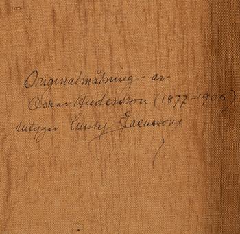 OSCAR ANDERSSON, olja på duk, sign.