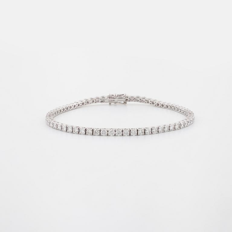 ARMBAND, med briljantslipade diamanter 3.58 ct.