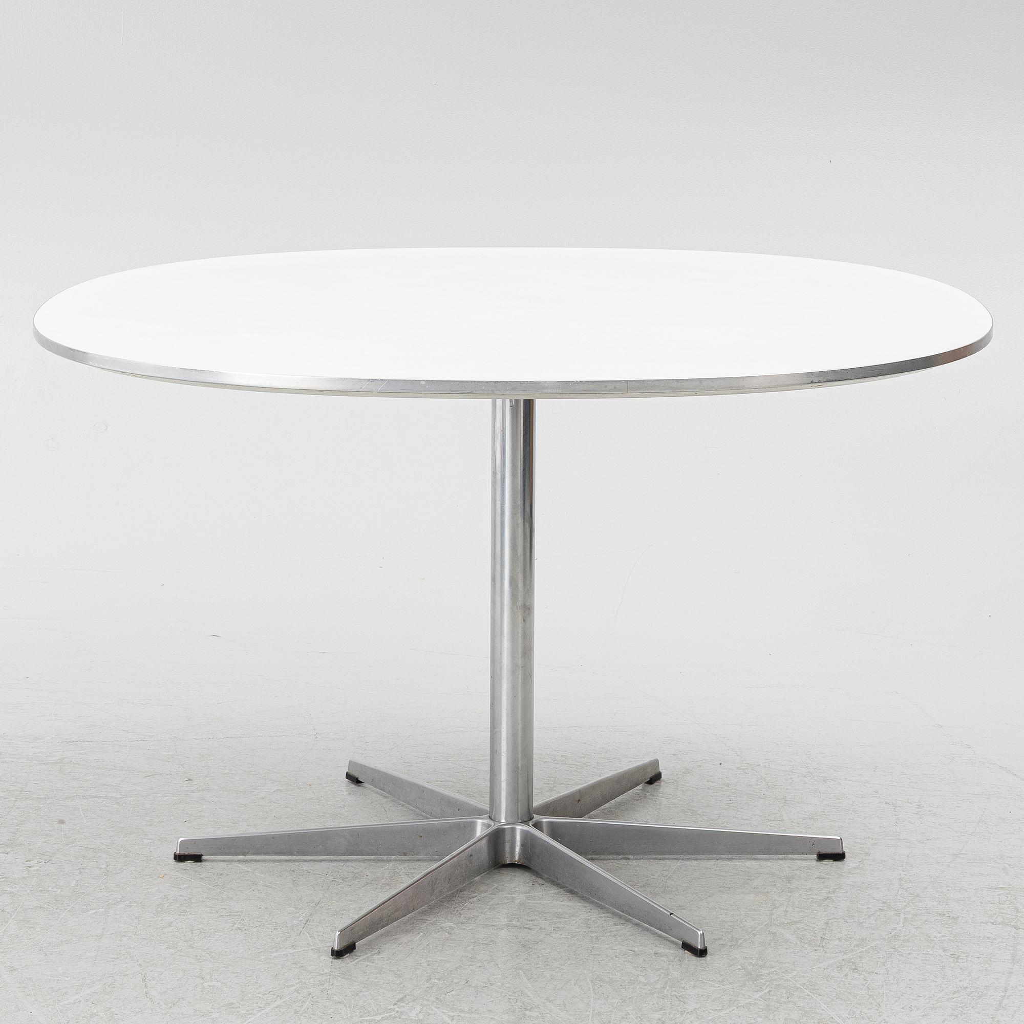 Bruno Mathsson & Piet Hein, dining table, "Superellipse", Fritz Hansen, Denmark.