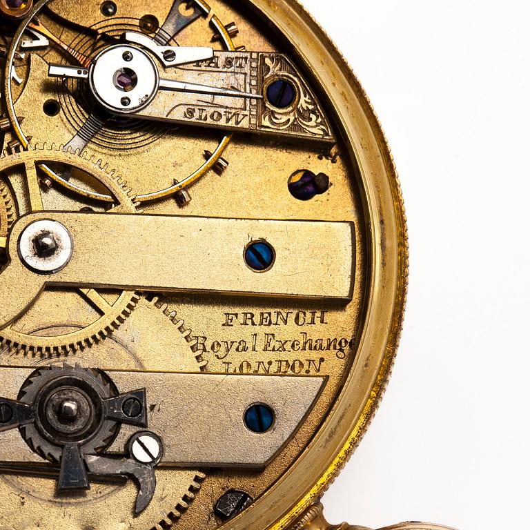 French Royal Exchange London, taskukello, 47 mm.