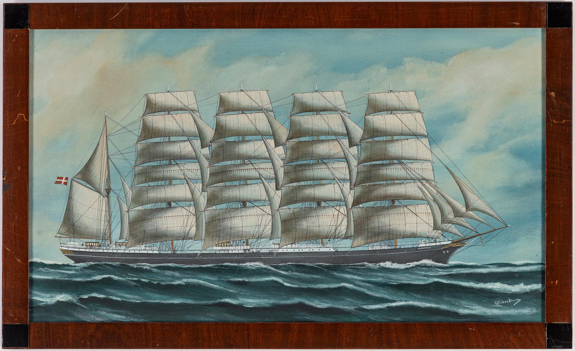 GUSTAF FREDRIKSSON, watercolour, signed.