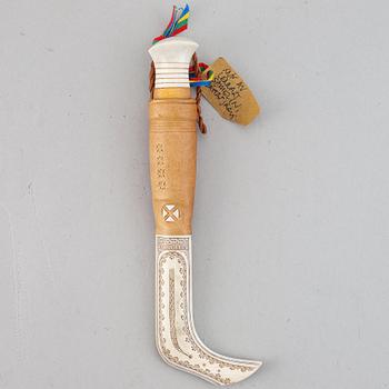 Lennart Sammelin, samekniv, signerad LS.