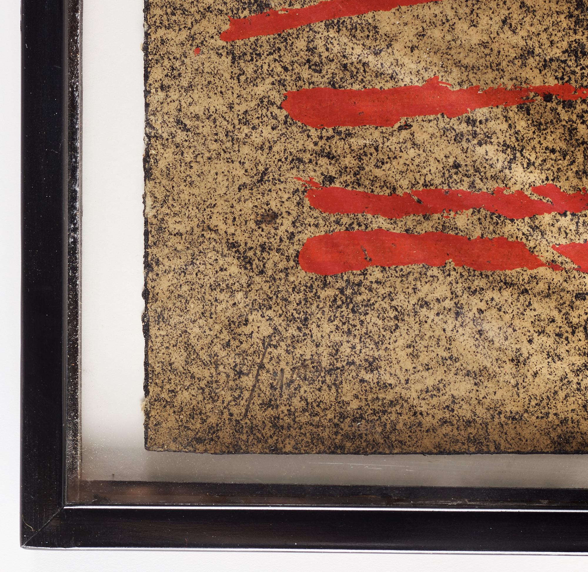 Antoni Tàpies, "Als mestres de Catalunya".