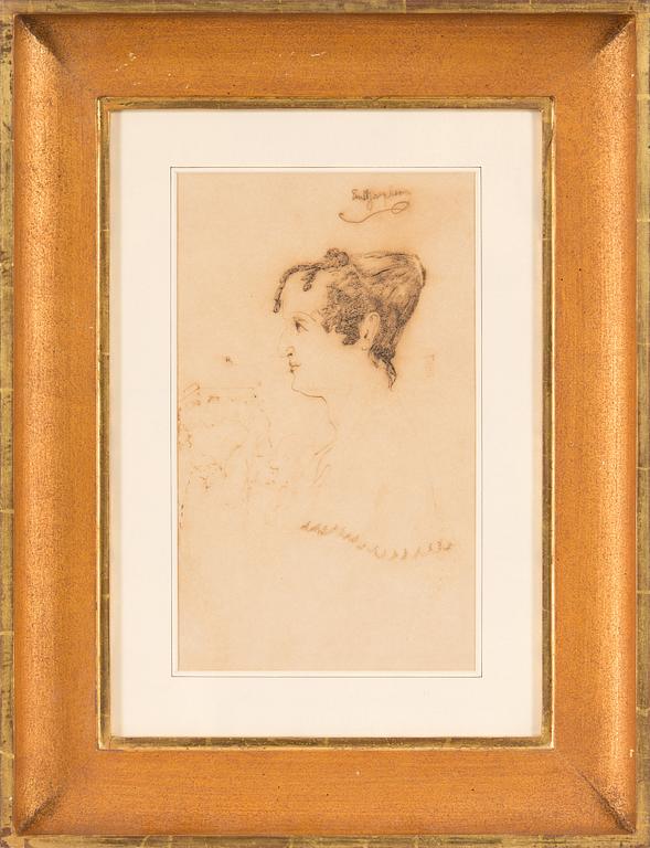 ERNST JOSEPHSON, indian ink on paper, signed Ernst Josephson.