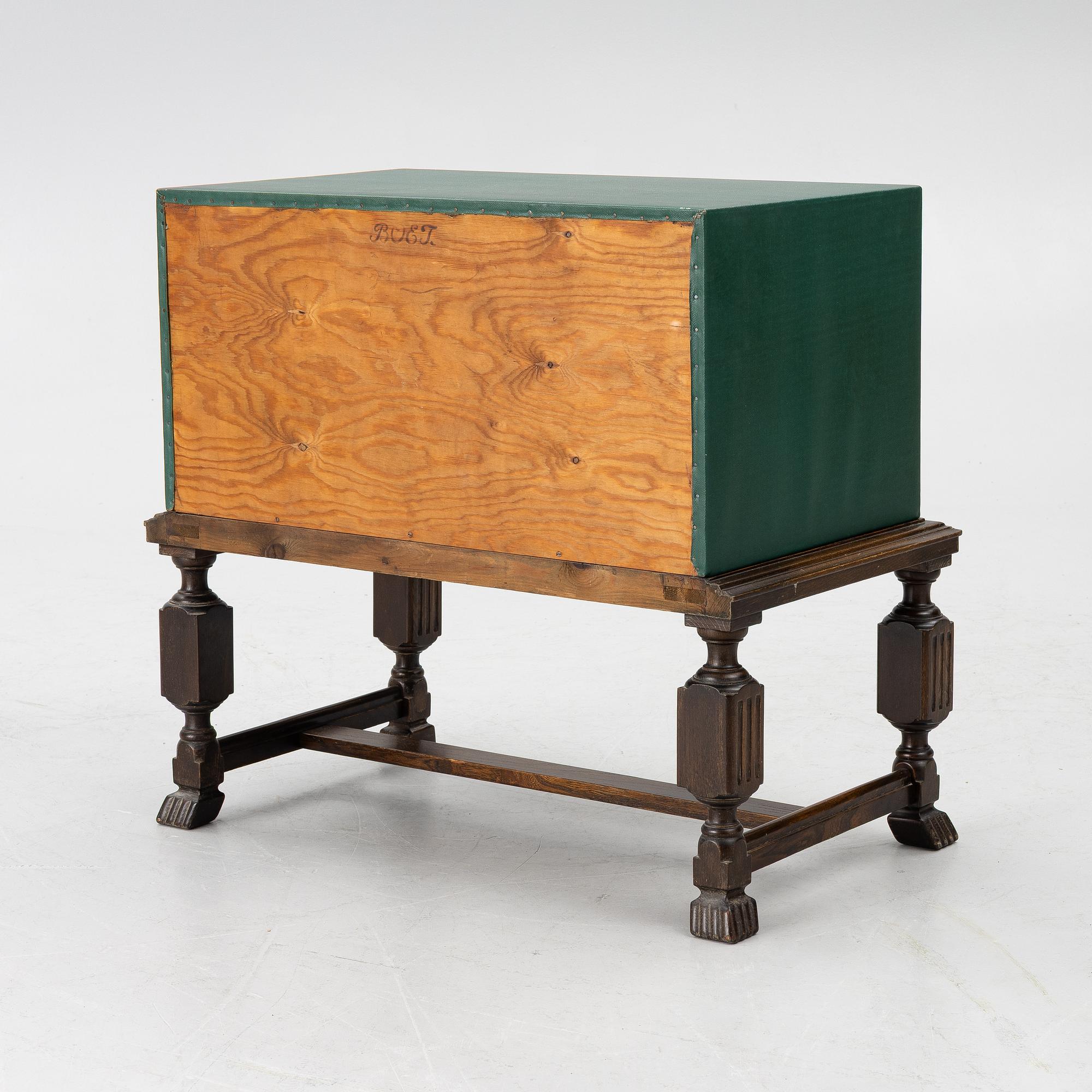 Otto Schulz, a casket, Boet, Gothenburg, first half of the 20th century.