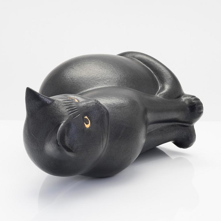 Lisa Larson, A cat figurine, K-Studio, Gustavsberg.