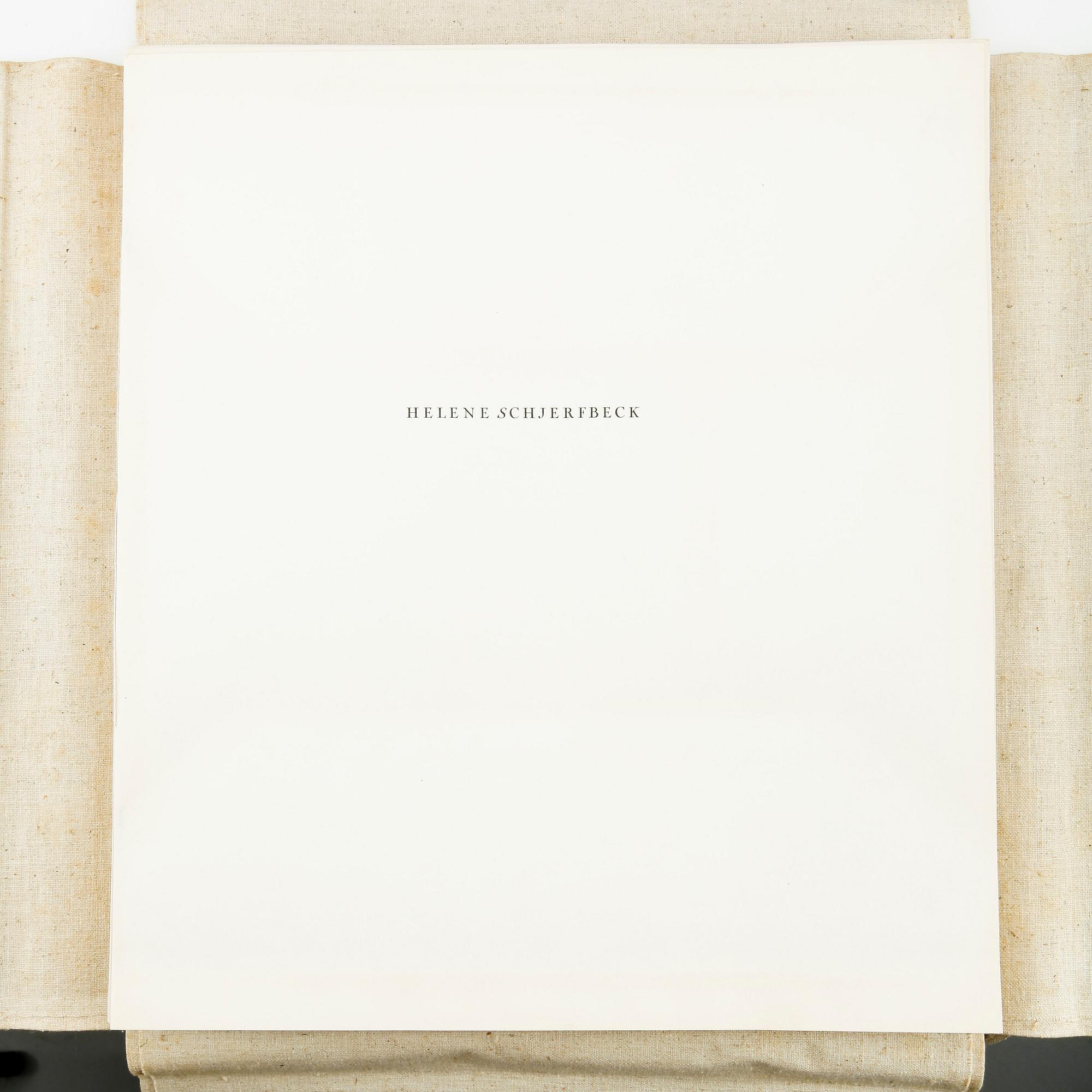 HELENE SCHJERFBECK, mapp med reproduktioner, 48 st, 1945.