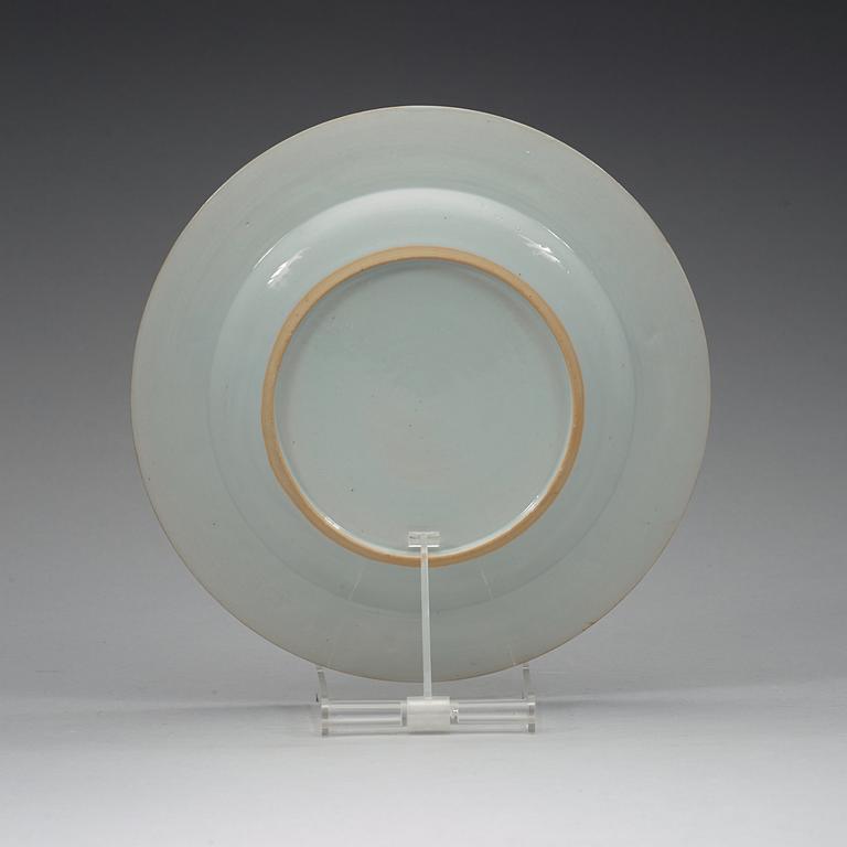 A set of five 'European Subject' dishes, Qing dynasty, Qianlong (1736-95).