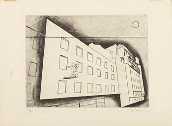 Stanley William Hayter, "Paysage Urbain".