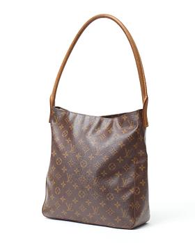 597. A 1990s monogram canvas handbag by Louis Vuitton,