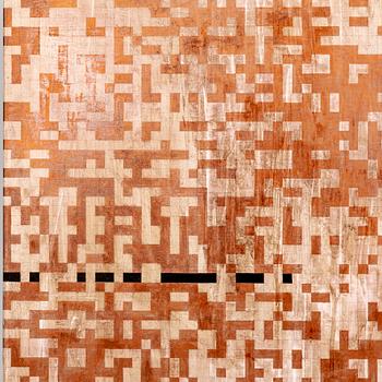 Olle Borg, oil and laquer on canvas signed and dated 1996.