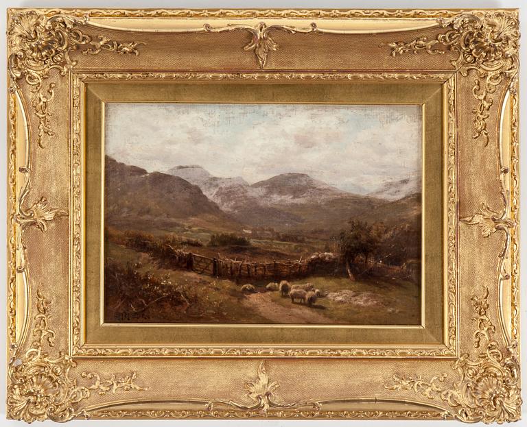 EDWARD HENRY HOLDER, Oil on canvas, signed.