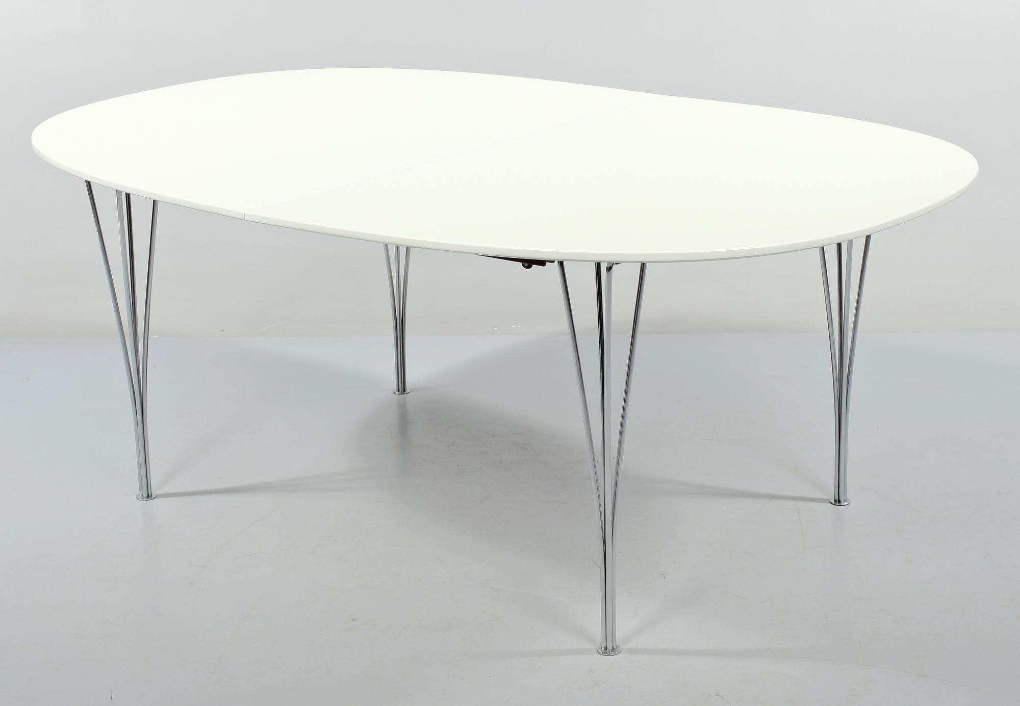 MATBORD, "Superellips", Bruno Mathsson och Piet Hein, Fritz Hansen, Danmark, 1900-talets andra hälft.