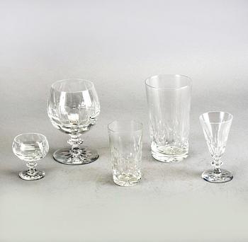 SERVIS 63 dlr "Mona" 1900-talets mitt Kosta glas